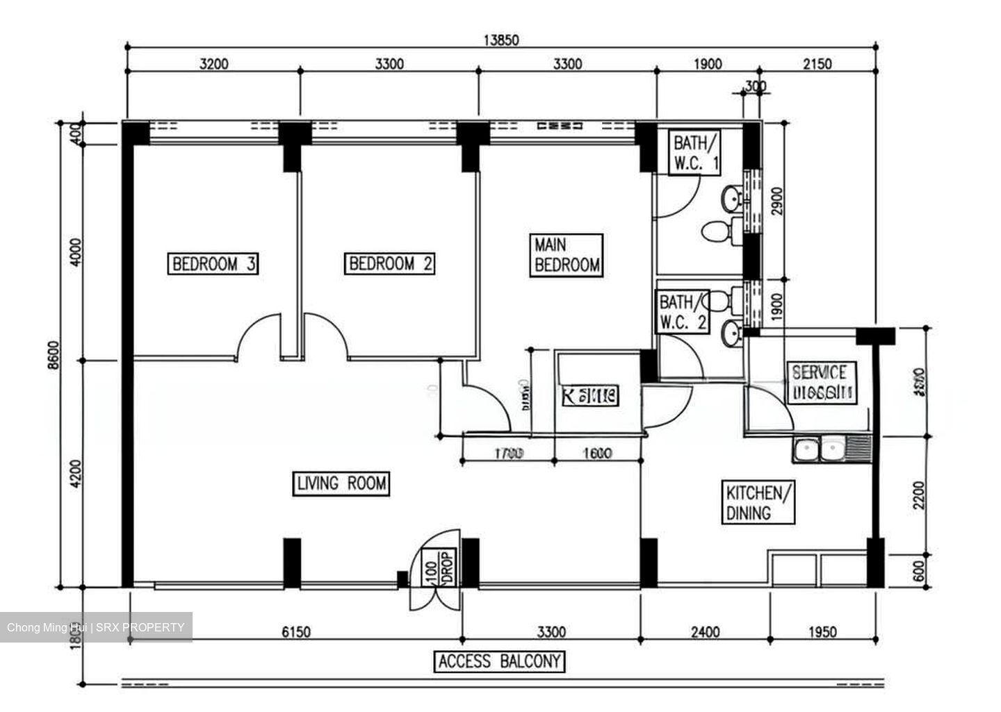 Blk 609 Choa Chu Kang Street 62 (Choa Chu Kang), HDB 4 Rooms #566162121